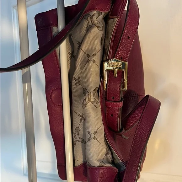 Aimee Kestenberg Fuscia Leather Crossbody Bag - Picture 4 of 6